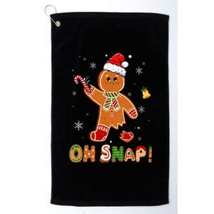 Oh Snap Gingerbread Funny Christmas Xmas Platinum Collection Golf Towel