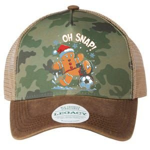 Oh Snap Gingerbreadman Christmas Soccer Legacy Tie Dye Trucker Hat