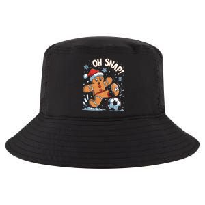 Oh Snap Gingerbreadman Christmas Soccer Cool Comfort Performance Bucket Hat