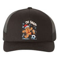 Oh Snap Gingerbreadman Christmas Soccer Yupoong Adult 5-Panel Trucker Hat