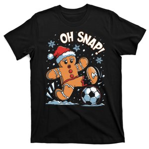 Oh Snap Gingerbreadman Christmas Soccer T-Shirt