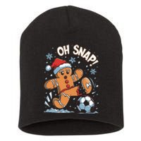 Oh Snap Gingerbreadman Christmas Soccer Short Acrylic Beanie