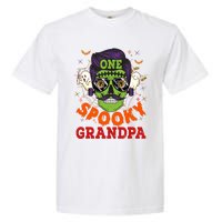 One Spooky Grandpa Halloween Horror Man Sunglasses Family Garment-Dyed Heavyweight T-Shirt