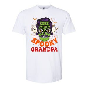 One Spooky Grandpa Halloween Horror Man Sunglasses Family Softstyle CVC T-Shirt