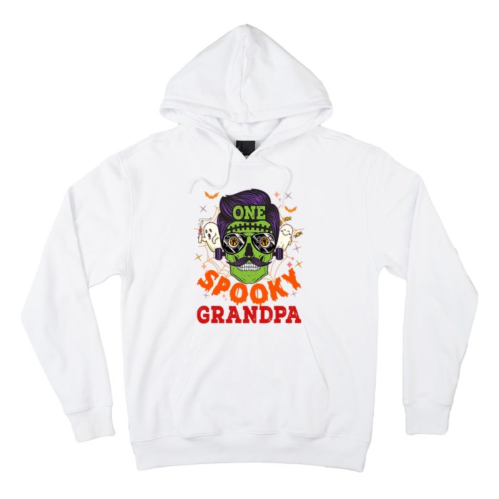 One Spooky Grandpa Halloween Horror Man Sunglasses Family Hoodie