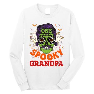 One Spooky Grandpa Halloween Horror Man Sunglasses Family Long Sleeve Shirt