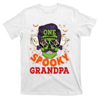 One Spooky Grandpa Halloween Horror Man Sunglasses Family T-Shirt