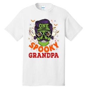 One Spooky Grandpa Halloween Horror Man Sunglasses Family Tall T-Shirt