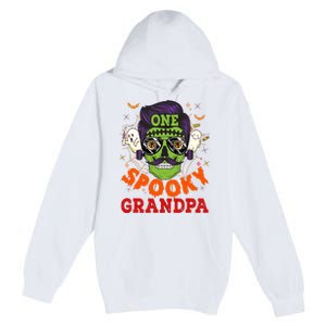 One Spooky Grandpa Halloween Horror Man Sunglasses Family Premium Pullover Hoodie