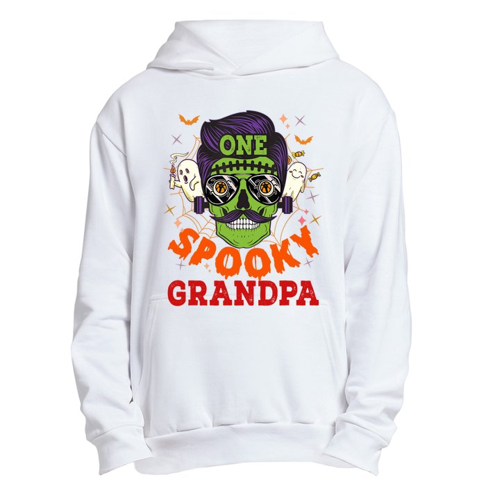 One Spooky Grandpa Halloween Horror Man Sunglasses Family Urban Pullover Hoodie