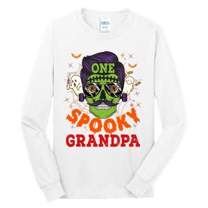 One Spooky Grandpa Halloween Horror Man Sunglasses Family Tall Long Sleeve T-Shirt