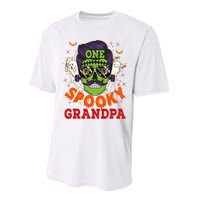 One Spooky Grandpa Halloween Horror Man Sunglasses Family Performance Sprint T-Shirt