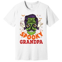 One Spooky Grandpa Halloween Horror Man Sunglasses Family Premium T-Shirt