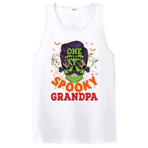 One Spooky Grandpa Halloween Horror Man Sunglasses Family PosiCharge Competitor Tank