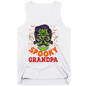 One Spooky Grandpa Halloween Horror Man Sunglasses Family Tank Top