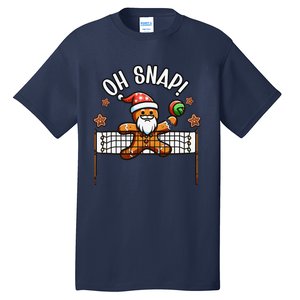 Oh Snap Gingerbreadman Christmas Volleyball Tall T-Shirt