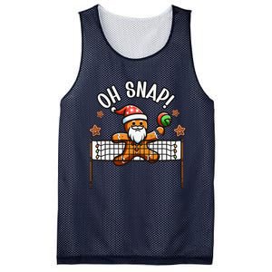 Oh Snap Gingerbreadman Christmas Volleyball Mesh Reversible Basketball Jersey Tank