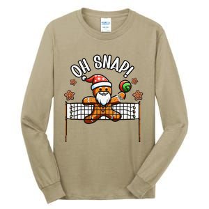 Oh Snap Gingerbreadman Christmas Volleyball Tall Long Sleeve T-Shirt