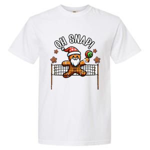 Oh Snap Gingerbreadman Christmas Volleyball Garment-Dyed Heavyweight T-Shirt