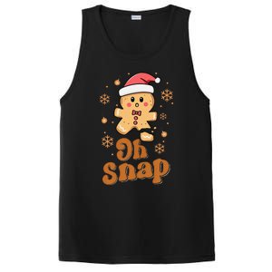 Oh Snap Gingerbread Man Cute Christmas Cookie Baking Team PosiCharge Competitor Tank