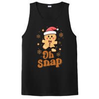 Oh Snap Gingerbread Man Cute Christmas Cookie Baking Team PosiCharge Competitor Tank