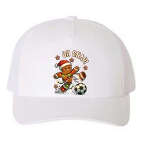 Oh Snap Gingerbreadman Christmas Soccer Yupoong Adult 5-Panel Trucker Hat