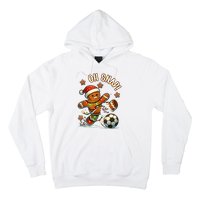 Oh Snap Gingerbreadman Christmas Soccer Hoodie