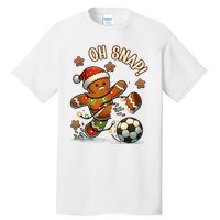 Oh Snap Gingerbreadman Christmas Soccer Tall T-Shirt