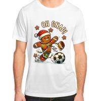 Oh Snap Gingerbreadman Christmas Soccer Adult ChromaSoft Performance T-Shirt