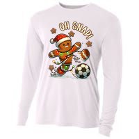 Oh Snap Gingerbreadman Christmas Soccer Cooling Performance Long Sleeve Crew