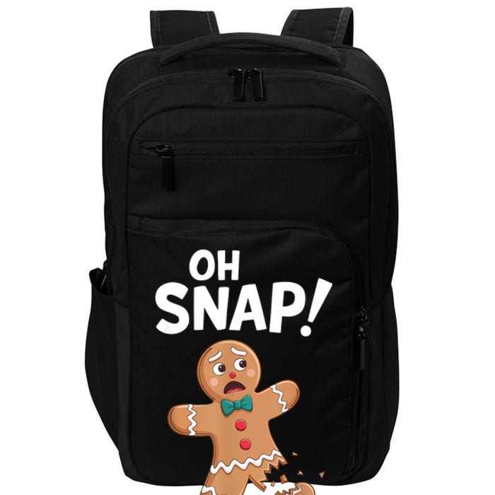 Oh Snap Gingerbread Man Adult Women Costume Impact Tech Backpack