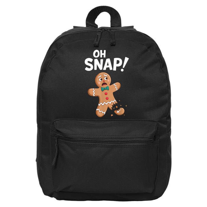 Oh Snap Gingerbread Man Adult Women Costume 16 in Basic Backpack