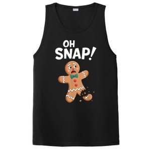 Oh Snap Gingerbread Man Adult Women Costume PosiCharge Competitor Tank