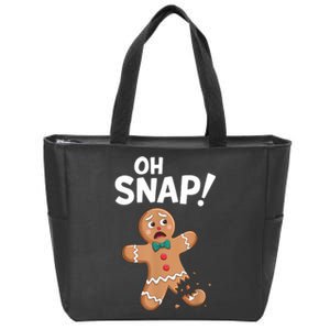 Oh Snap Gingerbread Man Adult Women Costume Zip Tote Bag