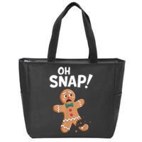 Oh Snap Gingerbread Man Adult Women Costume Zip Tote Bag