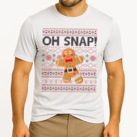 Oh Snap Gingerbread Ugly Christmas Funny Cooling Performance Crew T-Shirt
