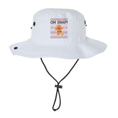 Oh Snap Gingerbread Ugly Christmas Funny Bucket Hat
