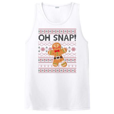 Oh Snap Gingerbread Ugly Christmas Funny PosiCharge Competitor Tank