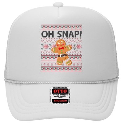 Oh Snap Gingerbread Ugly Christmas Funny Trucker Hat