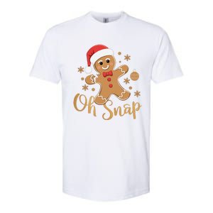 Oh Snap Gingerbread Man Cute Christmas Cookie Baking Team Softstyle CVC T-Shirt