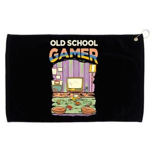 Old School Gamer Grommeted Golf Towel