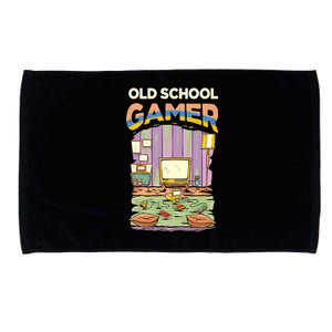 Old School Gamer Microfiber Hand Towel