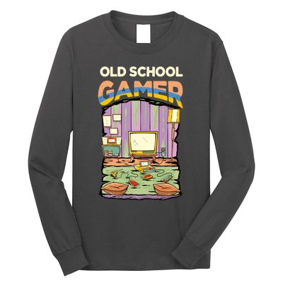 Old School Gamer Long Sleeve Shirt