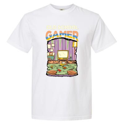 Old School Gamer Garment-Dyed Heavyweight T-Shirt