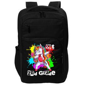 Out Second Grade 2Nd Grade Graduation Magical Unicorn Dabbin Cute Gift Impact Tech Backpack