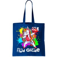 Out Second Grade 2Nd Grade Graduation Magical Unicorn Dabbin Cute Gift Tote Bag