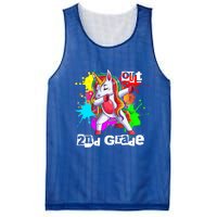 Out Second Grade 2Nd Grade Graduation Magical Unicorn Dabbin Cute Gift Mesh Reversible Basketball Jersey Tank