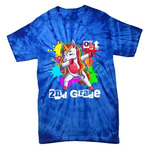 Out Second Grade 2Nd Grade Graduation Magical Unicorn Dabbin Cute Gift Tie-Dye T-Shirt