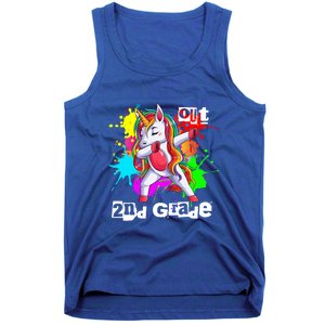 Out Second Grade 2Nd Grade Graduation Magical Unicorn Dabbin Cute Gift Tank Top