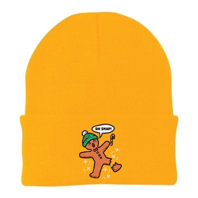 Oh Snap Gingerbread Funny Christmas Xmas Gift Knit Cap Winter Beanie